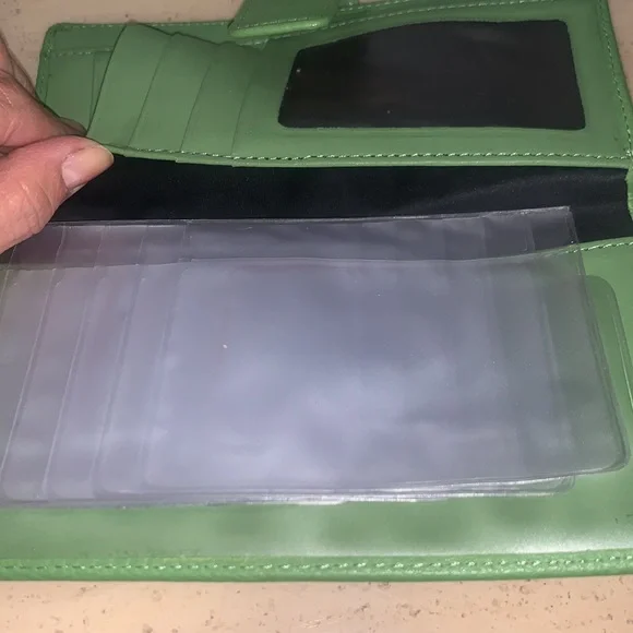 Vintage Genuine Leather Checkbook Wallet - Picture 7 of 9